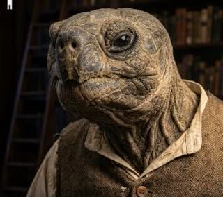 Tortoise in Tweed, Library, slow and dry